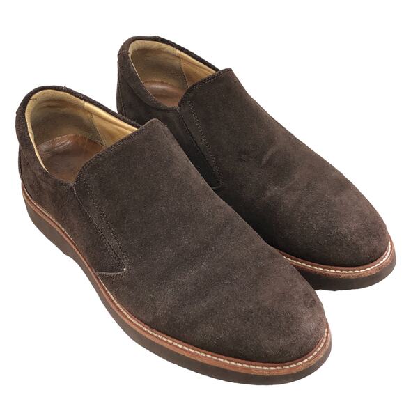Samuel Hubbard Mens Size US 7.5 UK 6.5 Frequent Traveler Shoes Brown Suede M2190